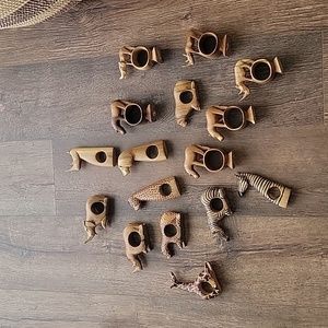 16 Safari theme napkin holders